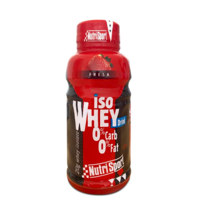 ISO Whey Drink Protein Fresa - 12 Botellas 330ml