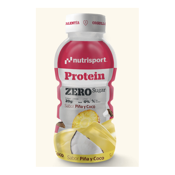 BATIDO PROTEIN ZERO PIÑA Y COCO BOTELLAS 330 ML C 12