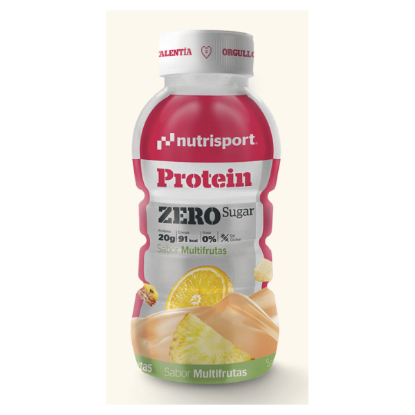 BATIDO PROTEIN ZERO MULTIFRUTAS 12 BOTELLAS 330 ML