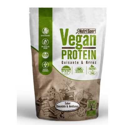 Vegan Protein Chocolate y Avellanas 468g - Compra Aquí