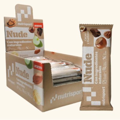 Nude Energy Bar Cacao Avellana - Caja 24 Barritas