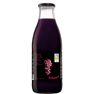 Zumo Uva Roja Eco 1L Delizum - Natural y Delicioso
