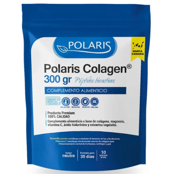 POLARIS COLAGEN PEPTIDOS ACTIVOS 300 GR DOY PACK NEUTRO POLARIS (2) C.N. 218873.0