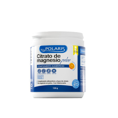 Citrato de Magnesio 120g Naranja Polaris