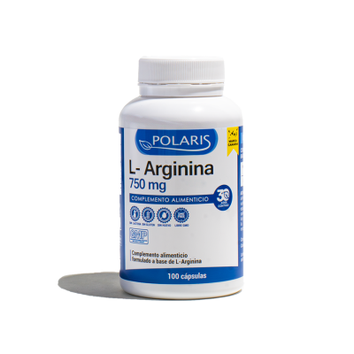 L Arginina 750 mg 100 Cap Polaris - Suplemento