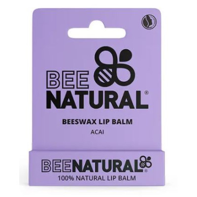 Bee Natural Bálsamo Labial Acai - Hidratación Natural