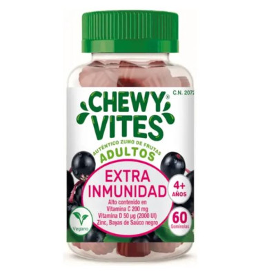 Chewy Vites Inmuno Extra 60 Uds - Suplemento Natural