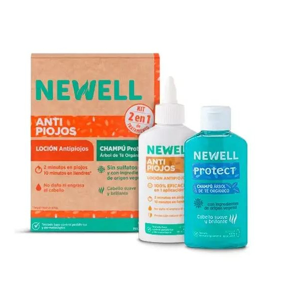 KIT TRATAMIENTO LOCION 100ML + CHAMPU 100ML NEWELL