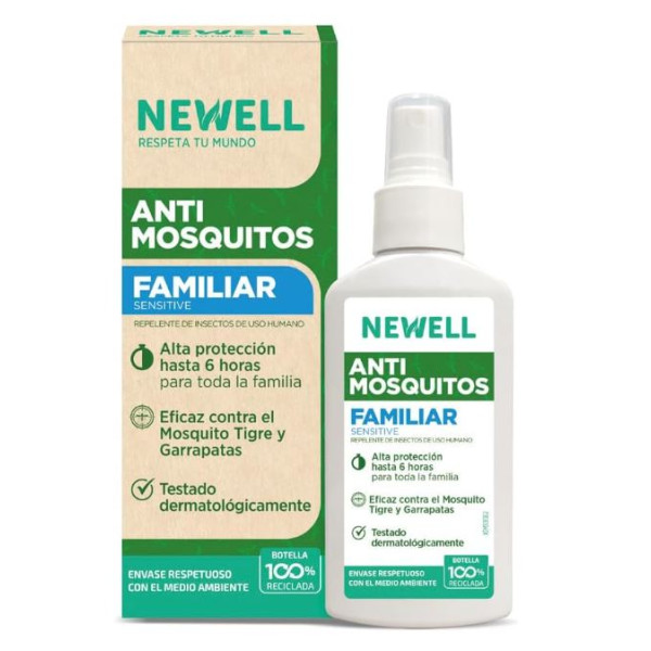 REPELENTE ANTIMOSQUITOS FAMILIAR SENSITIVE 100ML NEWELL
