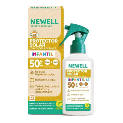 Spray Solar Infantil con Citronela SPF 50 - Newell