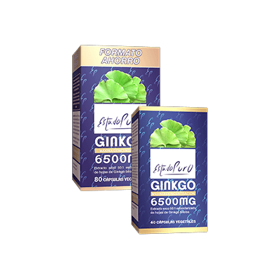 EP Ginkgo 6500 mg 80 Cap - Suplemento Natural