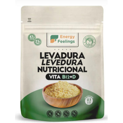 Levadura Nutricional Vit B12 + D Copos 130 gr