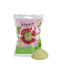Esponja Konjac Te Verde - Limpieza Natural