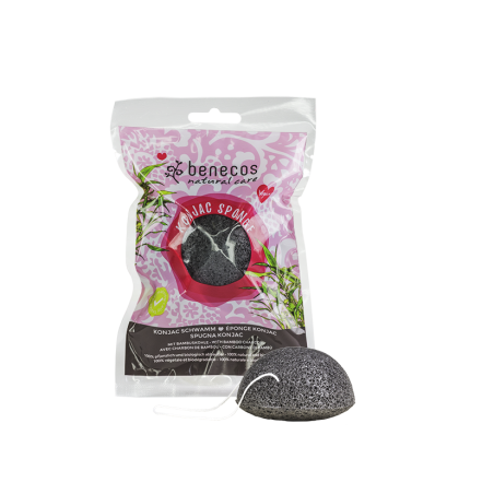 ESPONJA KONJAC CARBON BAMBU