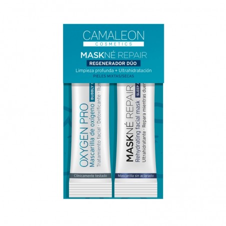 MASKNE PACK 2 MASCARILLAS DUO (OX +REHYD) 4 ML