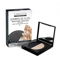 Camaleón Sombra Ojos Negro Beige - Compra Online