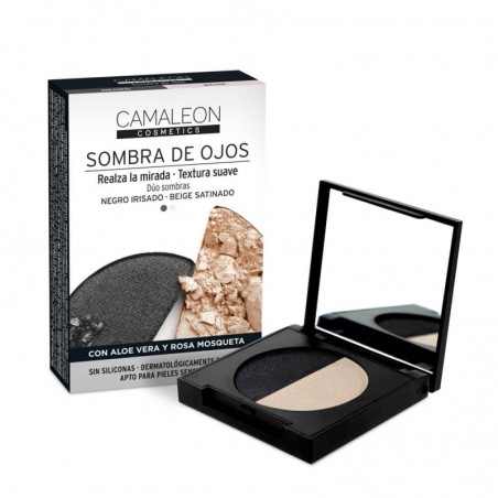 CAMALEON SOMBRA OJOS NEGRO BEIGE