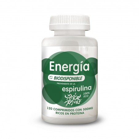ESPIRULINA ENERGIA ECO 500 MG 120 COMP