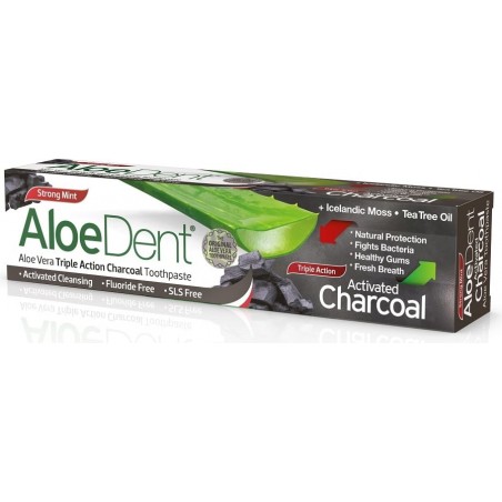 DENTIFRICO ALOE VERA CARBON ACTIVADO 100 ML