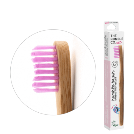 CEPILLO DIENTES BAMBU INFANTIL ULTRA SUAVE MORADO