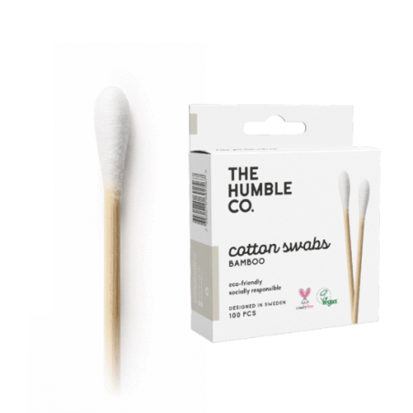 BASTONCILLO ALGODON BAMBU BLANCO 100 UDS